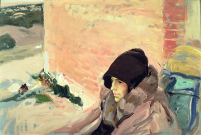 Portrait of Maria Convalescing by Joaquín Sorolla
